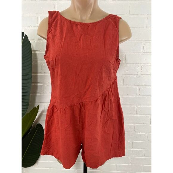 Everkaki tomato red orange romper - Picture 2 of 5